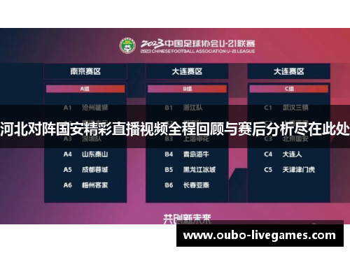 河北对阵国安精彩直播视频全程回顾与赛后分析尽在此处